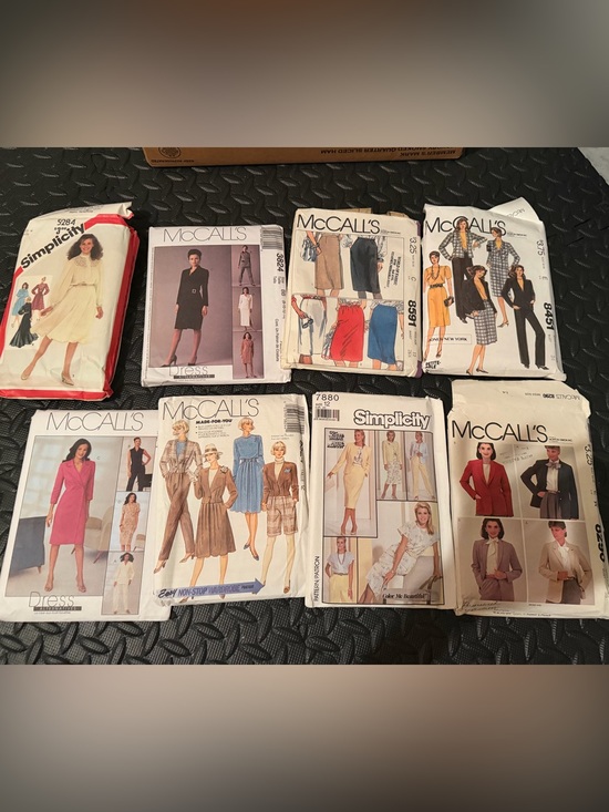 McCall's Other - Lot of Vintage McCall's & Simplicity Sewing Patterns - Business Wear
